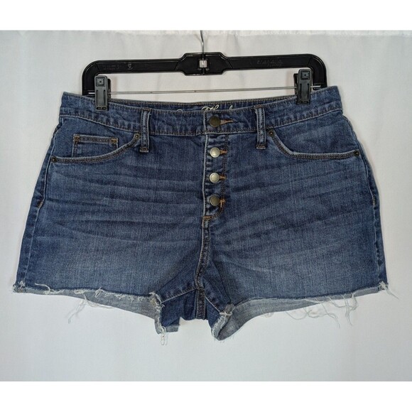Universal Thread Pants - Universal Thread 10 Women’s Button Fly Distressed High Rise Denim Shorts Shortie